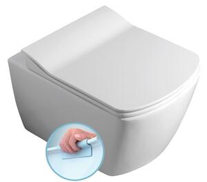 Sapho, GLANC závesná WC misa, Rimless, 37x51,5 cm, biela, GC321
