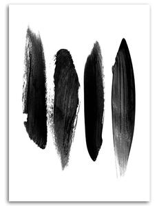 Obraz na plátne Čierne zvislé pruhy Rozmery: 40 x 60 cm