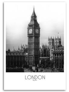 Obraz na plátne Londýn - Big Ben Rozmery: 40 x 60 cm