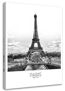 Obraz na plátne Paríž - Eiffelova veža Rozmery: 40 x 60 cm