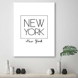 Obraz na plátne Nápis New york city Rozmery: 40 x 60 cm