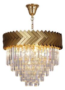 Zuma Line 23910/9 - Luster na reťazi LYON 9xE14/40W/230V zlatá