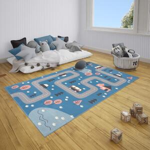 Modrý detský koberec 160x220 cm Adventures – Hanse Home