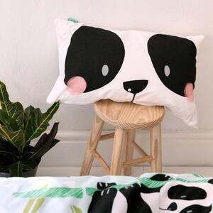 Bavlnená obojstranná obliečka na vankúš Moshi Moshi Panda Garden, 50 × 30 cm