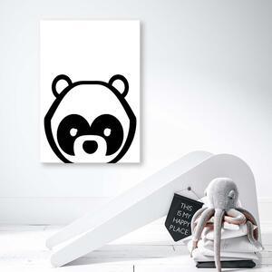Obraz na plátne Kontrastná panda Rozmery: 40 x 60 cm