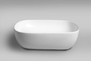 Sapho LIRO keramické umývadlo na dosku 48,5x39,5 cm, biela