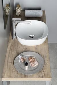 Sapho MORO keramické umývadlo na dosku, 41x41 cm, biela