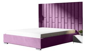 Čalúnená posteľ 16 s panelom, 140x200, trinity 11