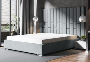 Čalúnená posteľ LEONI s panelom, 120x200, trinity 01