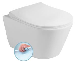 AKCE/SET/LIVERO Geberit - Modul pre závesné WC Duofix Delta 12 + AVVA závesná WC misa Rimless, 35,5x53 cm, biela + LENA WC sedátko, Soft Close, antib…