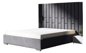 Čalúnená posteľ 16 s panelom, 120x200, trinity 16