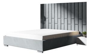 Čalúnená posteľ 16 s panelom, 140x200, trinity 14