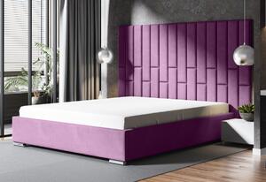 Čalúnená posteľ LEONI s panelom, 180x200, trinity 05