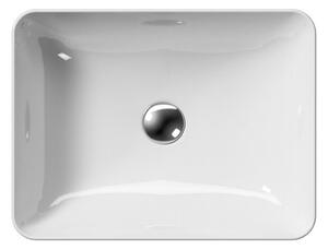 GSI, SAND keramické umývadlo na dosku 50x38 cm, biela ExtraGlaze, 903711