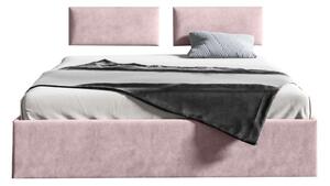 Čalúnená posteľ NIKLAS 1 s panelom, 90x200, trinity 19
