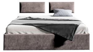 Čalúnená posteľ NIKLAS 1 s panelom, 140x200, trinity 08