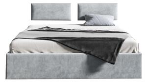 Čalúnená posteľ NIKLAS 1 s panelom, 140x200, trinity 14