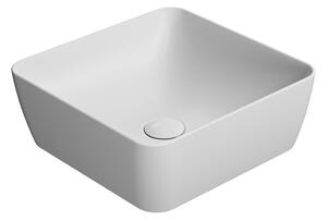 GSI, SAND keramické umývadlo na dosku 38x38 cm, biela mat, 903809