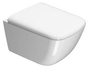 GSI SAND závesná WC misa, Swirlflush, 50x36 cm, biela ExtraGlaze