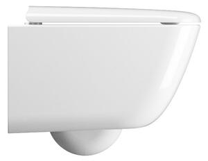 GSI SAND závesná WC misa, Swirlflush, 50x36 cm, biela ExtraGlaze