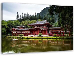 Obraz na plátne Japonský chrám Rozmery: 60 x 40 cm