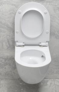 GSI, PURA závesná WC misa, Swirlflush, 55x36 cm, biela dual-mat, 881509