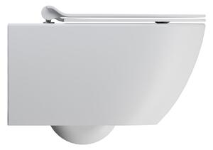 GSI PURA závesná WC misa, Swirlflush, 36x55 cm, biela dual-mat