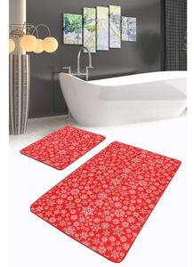Červené kúpeľňové predložky v súprave 2 ks 60x100 cm – Mila Home