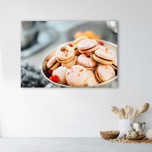 Obraz na plátne Rose macarons Rozmery: 60 x 40 cm