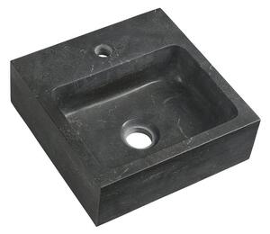 Sapho, BLOK kamenné umývadlo 30x10x30 cm, čierny Antracit, 2401-29
