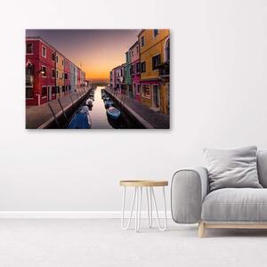 Obraz na plátne Mesto pri vodnom kanáli Rozmery: 60 x 40 cm