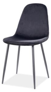 Jedálenská stolička FUX čierna