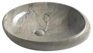 Sapho DALMA keramické umývadlo 68x16,5x44 cm, grigio
