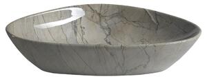 Sapho DALMA keramické umývadlo na dosku, 58,5x39 cm, grigio