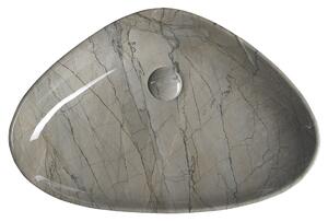 Sapho, DALMA keramické umývadlo 58,5x14x39 cm, grigio, MM213