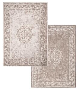 Dekorstudio Obojstranný koberec na terasu DuoRug 5577 - béžový Rozmer koberca: 80x150cm