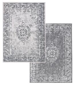 Dekorstudio Obojstranný koberec na terasu DuoRug 5577 - sivý Rozmer koberca: 200x290cm