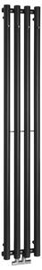 Sapho Pilon kúpeľňový radiátor dekoratívny 180x27 cm čierna IZ122