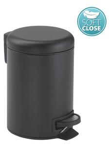 Gedy Gedy, POTTY Odpadkový koš 5l, Soft Close, čierna matná, 330914