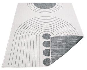 Dekorstudio Obojstranný koberec na terasu DuoRug 5739 - sivý Rozmer koberca: 200x290cm