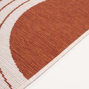 Dekorstudio Obojstranný koberec na terasu DuoRug 5739 - tehlový Rozmer koberca: 80x150cm