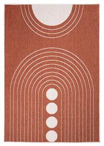 Dekorstudio Obojstranný koberec na terasu DuoRug 5739 - tehlový Rozmer koberca: 200x290cm