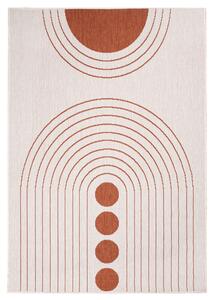 Dekorstudio Obojstranný koberec na terasu DuoRug 5739 - tehlový Rozmer koberca: 120x170cm