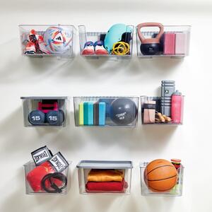 Vnútorný úložný box s vekom z recyklovaného plastu iD Wallspace – iDesign
