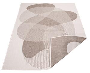 Dekorstudio Obojstranný koberec na terasu DuoRug 5835 - béžový Rozmer koberca: 120x170cm