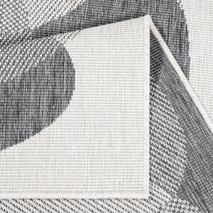 Dekorstudio Obojstranný koberec na terasu DuoRug 5835 - sivý Rozmer koberca: 200x290cm