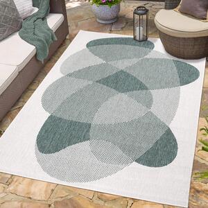 Dekorstudio Obojstranný koberec na terasu DuoRug 5835 - zelený Rozmer koberca: 160x230cm
