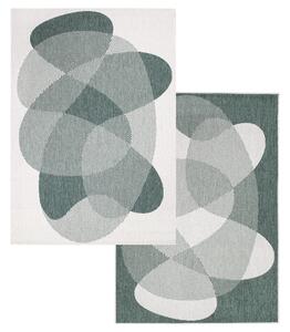 Dekorstudio Obojstranný koberec na terasu DuoRug 5835 - zelený Rozmer koberca: 120x170cm