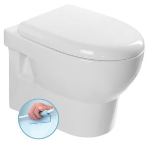 Aqualine, ABSOLUTE závesná WC misa, Rimless, 50x35 cm, biela, 10AB02002