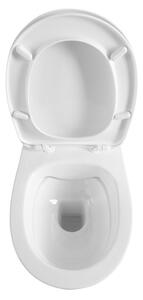 Sapho, závesné WC ABSOLUTE Rimless s podomietkovou nádržkou a tlačidlom Schwab, biela, 10AB02002-SET5